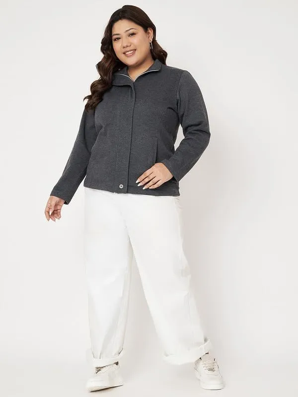 Charcoal_Cotton_Blend_Single_Jersey_Sweatshirts_For_Women