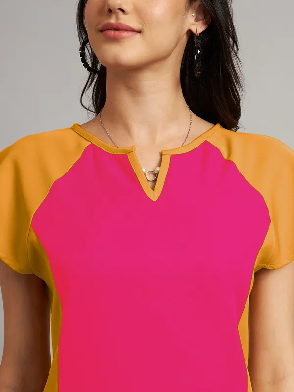 BRINNS_Women_Pure_Cotton_Colourblocked_Sheath_Dress