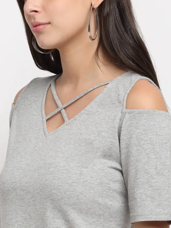 Lightgrey_Cotton_Blend_Single_Jersey_Tops