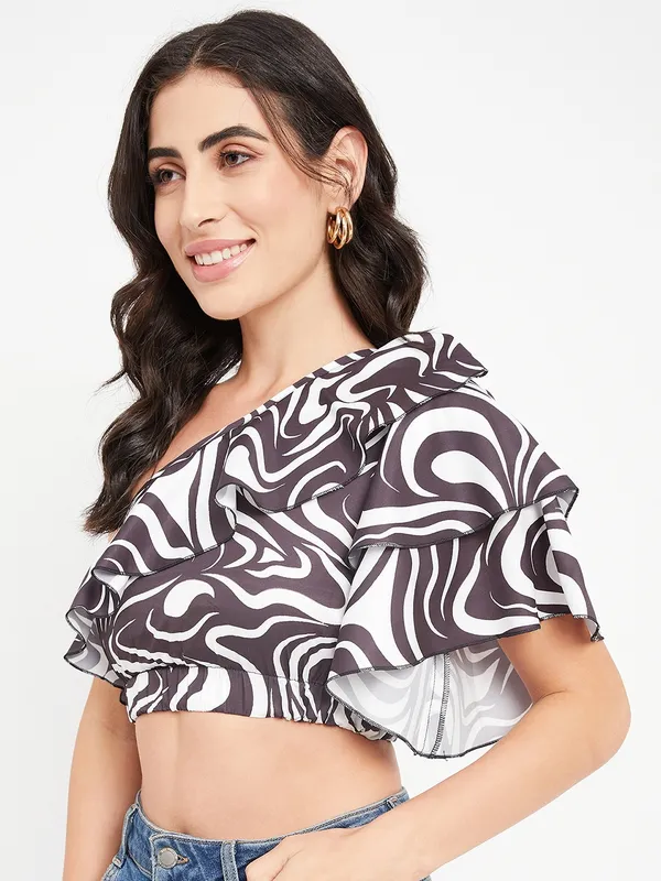Multi_Print_Polyester_Print_Tops_For_Women