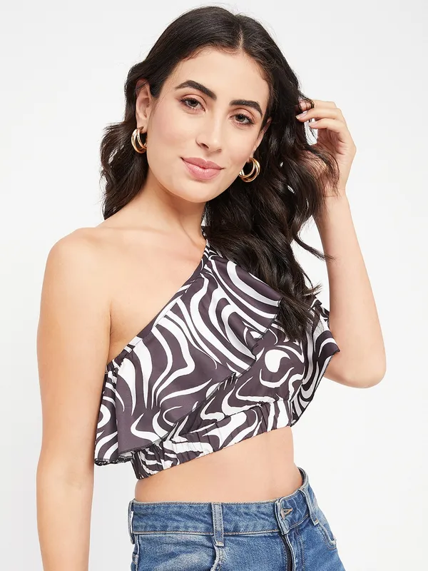 Multi_Print_Polyester_Print_Tops_For_Women