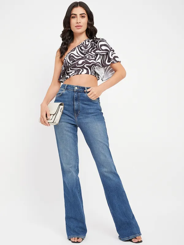 Multi_Print_Polyester_Print_Tops_For_Women