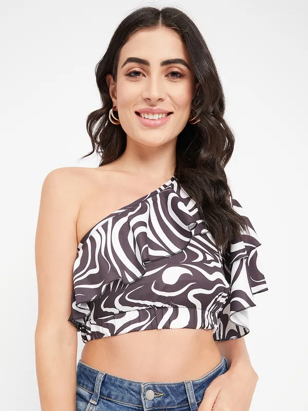 Multi_Print_Polyester_Print_Tops_For_Women