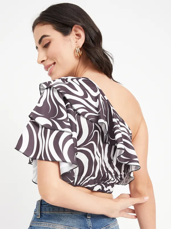 Multi_Print_Polyester_Print_Tops_For_Women