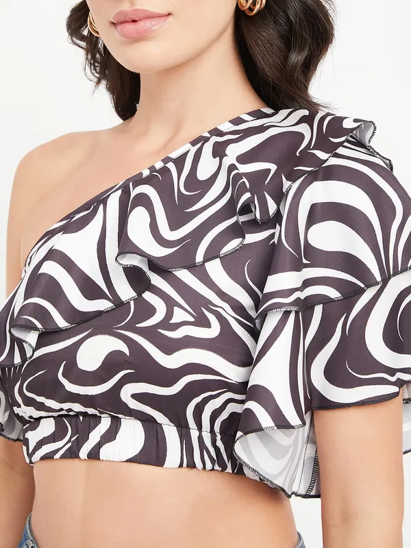Multi_Print_Polyester_Print_Tops_For_Women
