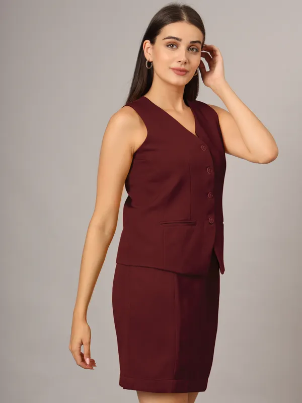 Burgundy_Polyester_Lycra_Suits