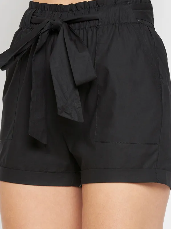 BRINNS_Women_Mid-Rise_Pure_Cotton_Shorts