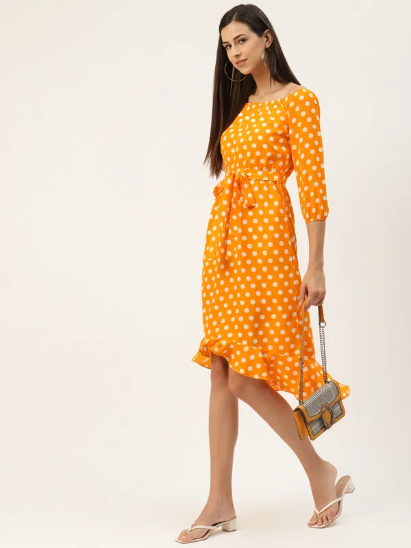 Mustardpolka_Polyester_Print_Dresses