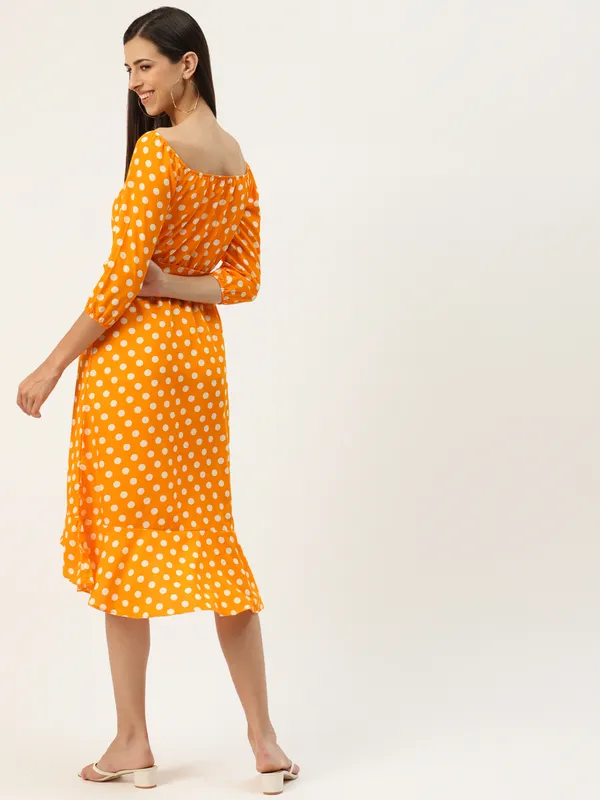 Mustardpolka_Polyester_Print_Dresses