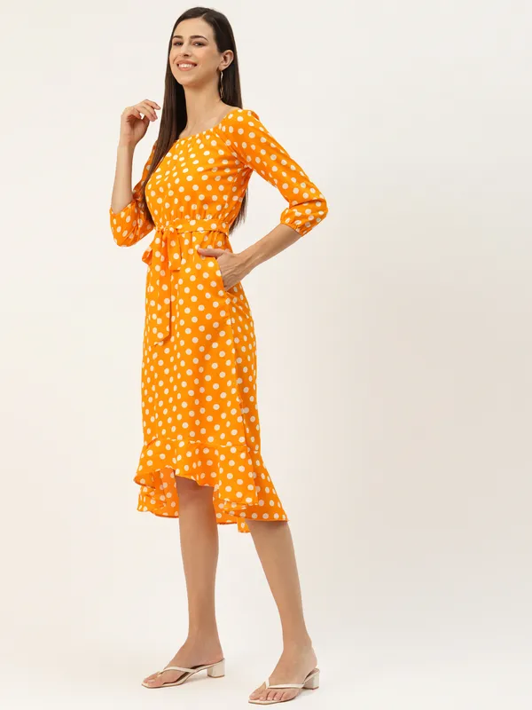 Mustardpolka_Polyester_Print_Dresses