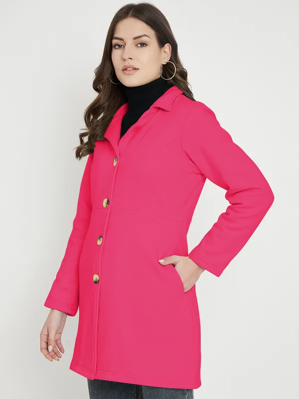 Teal_Fleece_Longline_Princess_Coat