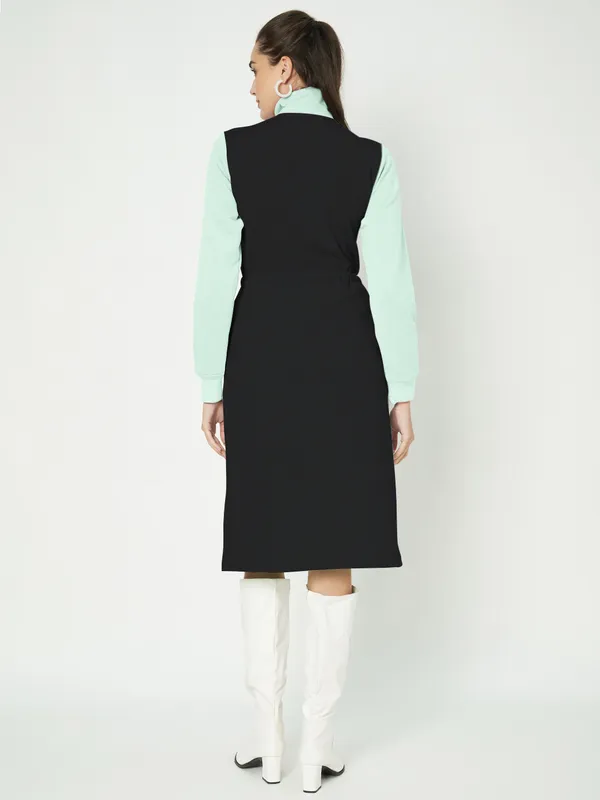BRINNS_Women_Colourblocked_A-Line_Dress