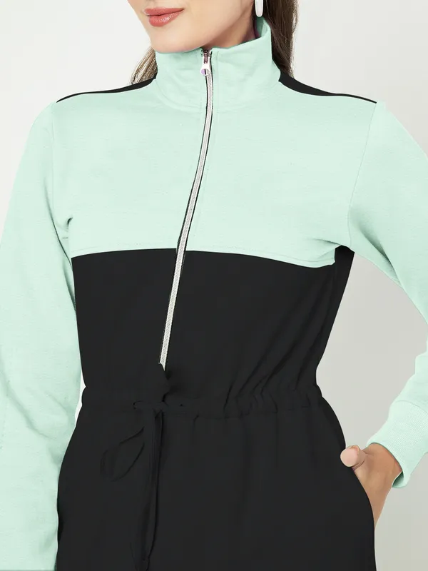 BRINNS_Women_Colourblocked_A-Line_Dress