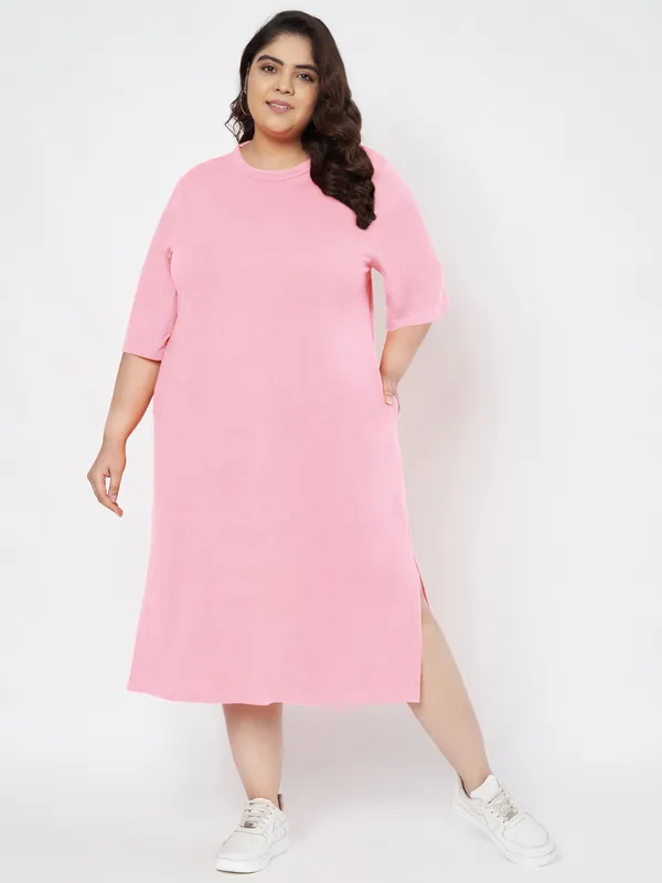 Baby_Pink_Cotton_Blend_Single_Jersey_Dresses