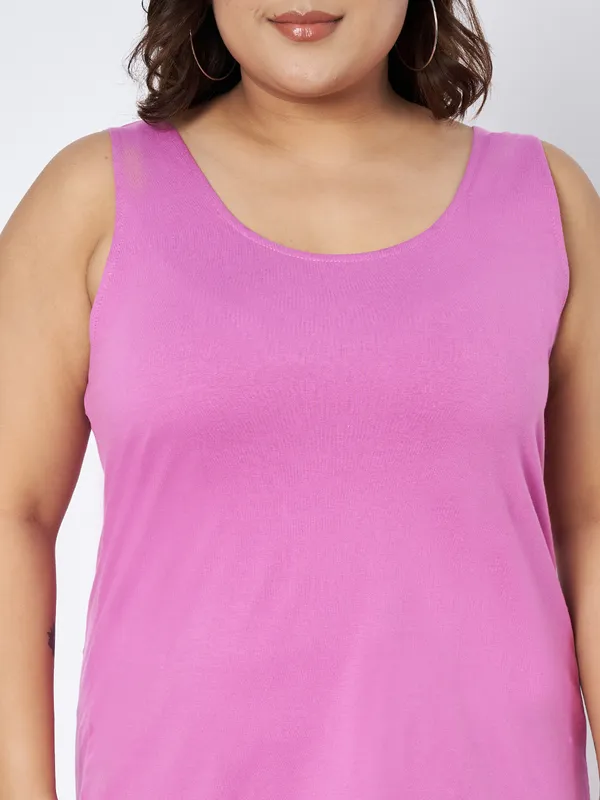 BRINNS_Cotton_Round_Neck_Longline_Side_Slits_Slip