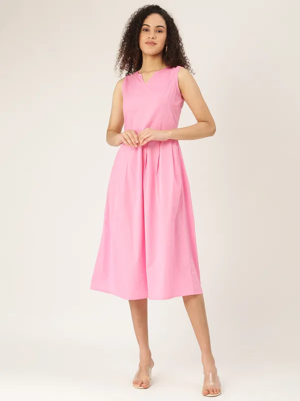 BRINNS_Mustard_Yellow_Midi_Dress