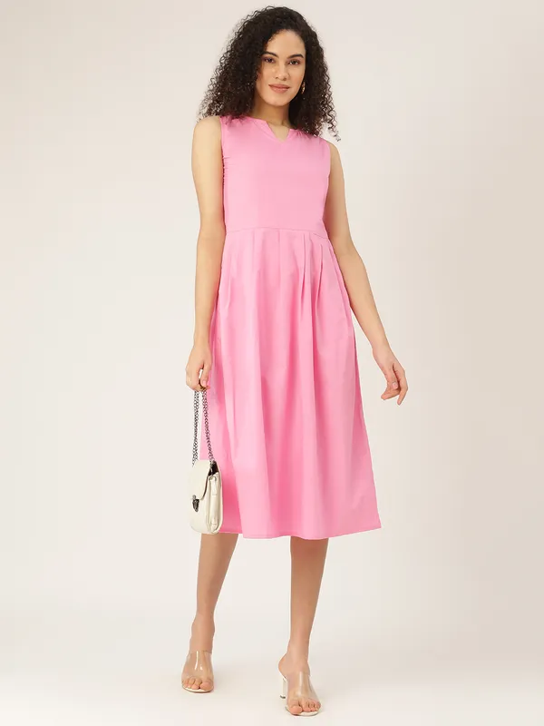 BRINNS_Mustard_Yellow_Midi_Dress