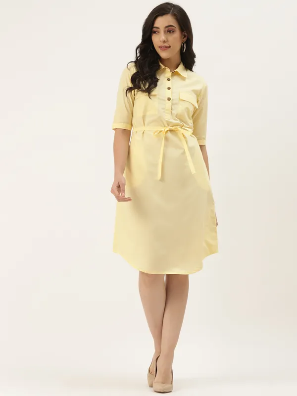 BRINNS_Off_White_A-Line_Midi_Dress