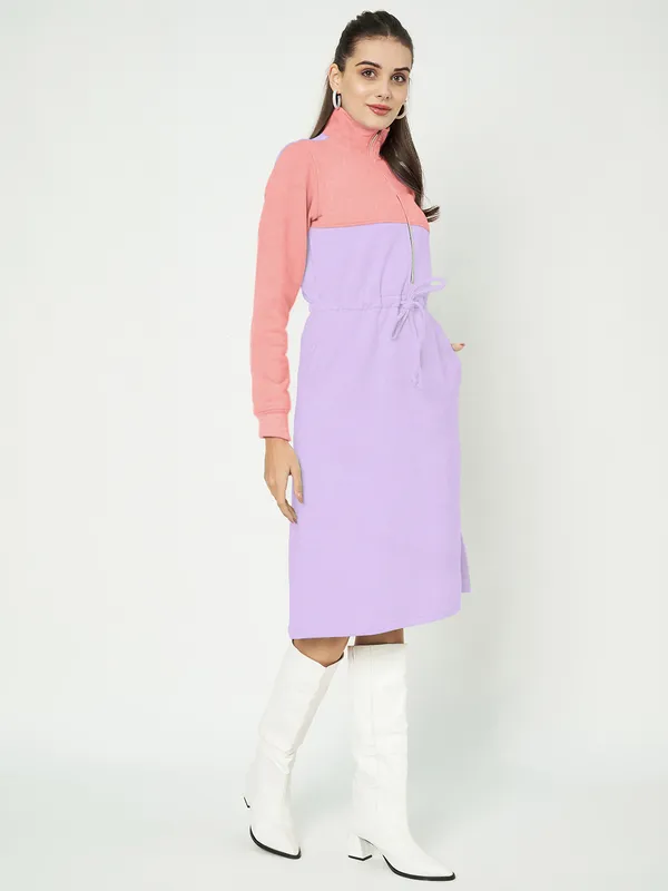 BRINNS_Women_Colourblocked_A-Line_Dress