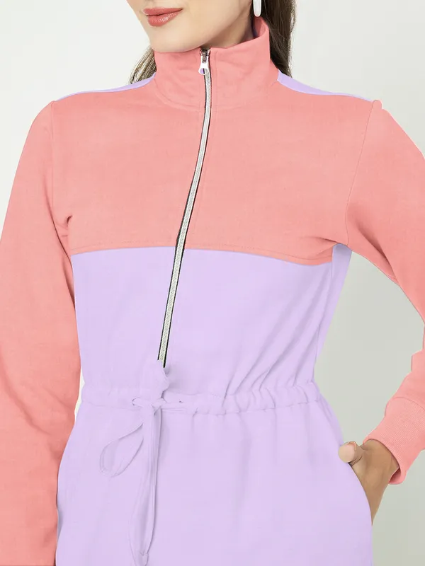 BRINNS_Women_Colourblocked_A-Line_Dress