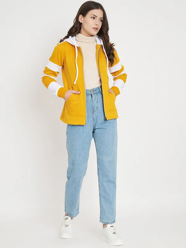 Teal_Blue_&_Burgundy_Striped_Fleece_Hooded_Sweat-shirt