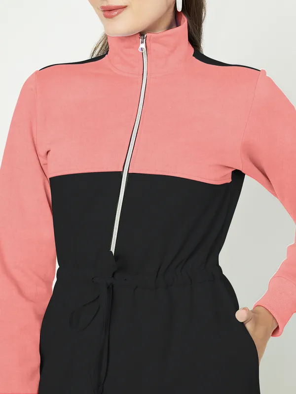 BRINNS_Women_Colourblocked_A-Line_Dress