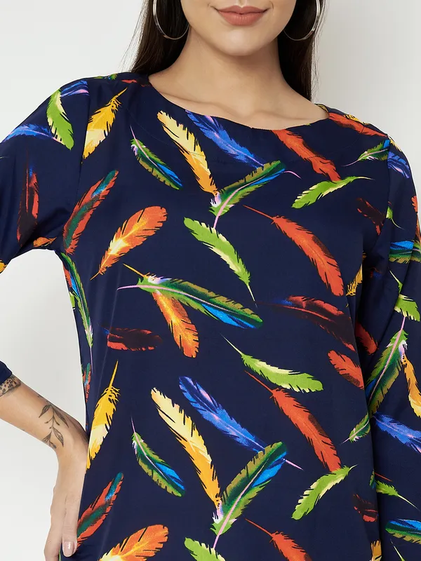 Multi_Print_Polyester_Print_Tops_For_Women