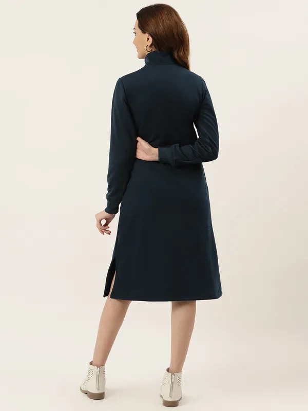 BRINNS_Women_Colourblocked_A-Line_Dress
