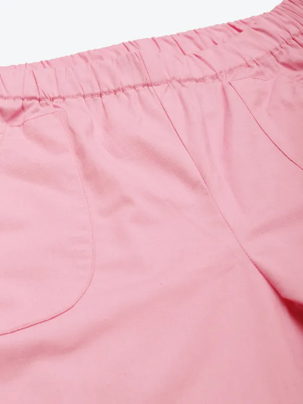 BRINNS_Women_Magenta_Solid_Capris