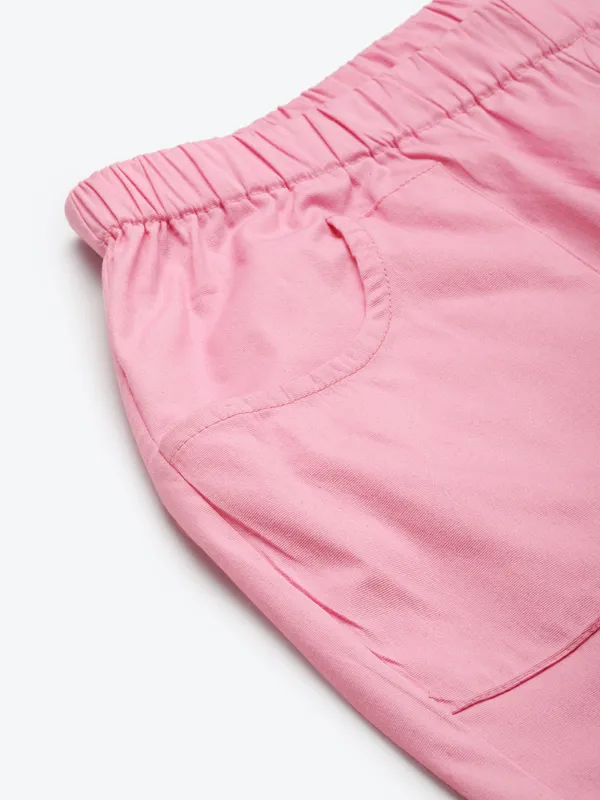 BRINNS_Women_Magenta_Solid_Capris
