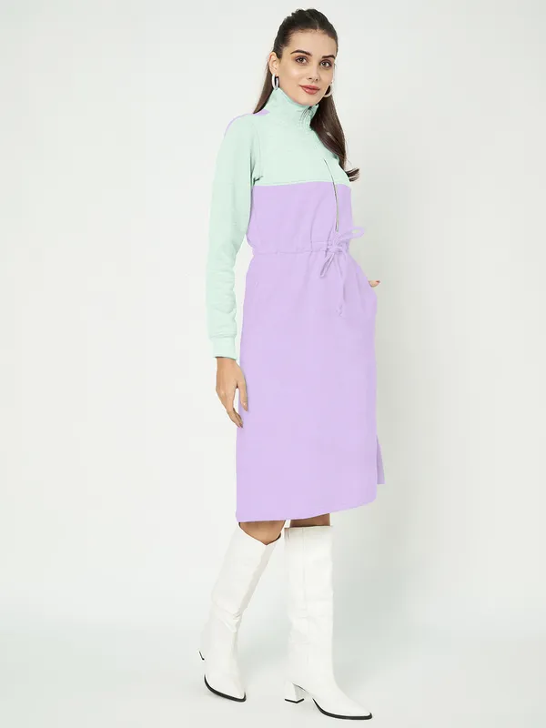 BRINNS_Women_Colourblocked_A-Line_Dress