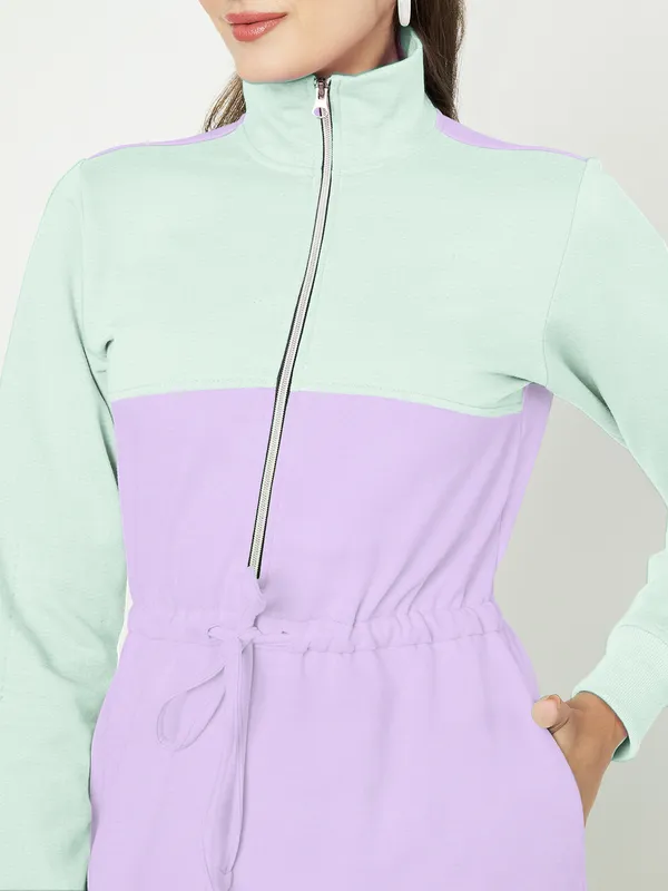 BRINNS_Women_Colourblocked_A-Line_Dress