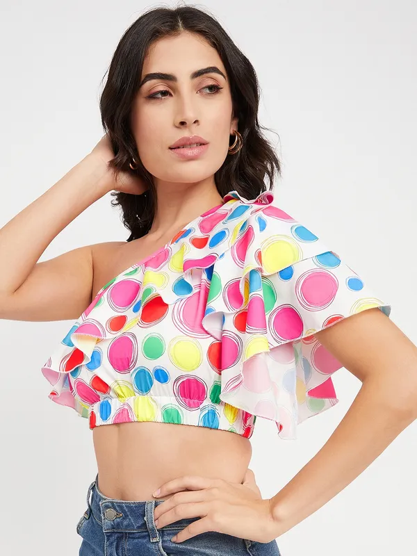 Multi_Print_Polyester_Print_Tops_For_Women
