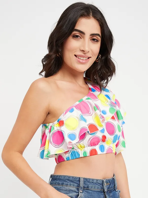 Multi_Print_Polyester_Print_Tops_For_Women