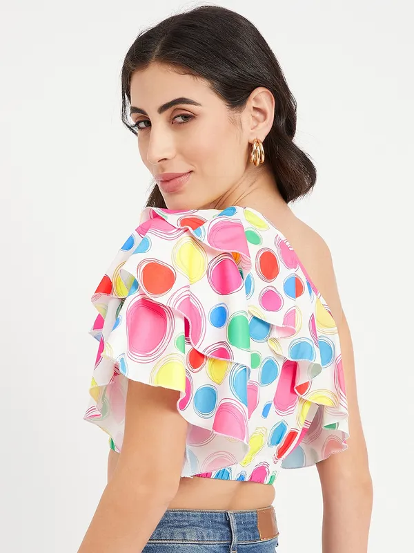 Multi_Print_Polyester_Print_Tops_For_Women