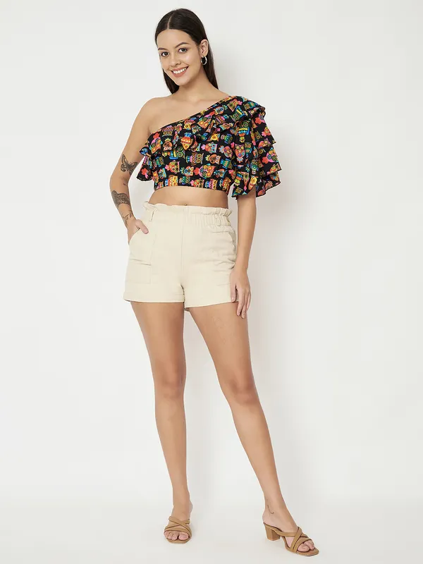 Multi_Print_Polyester_Print_Tops_For_Women