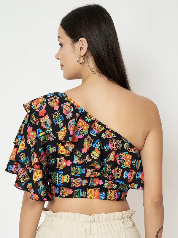 Multi_Print_Polyester_Print_Tops_For_Women