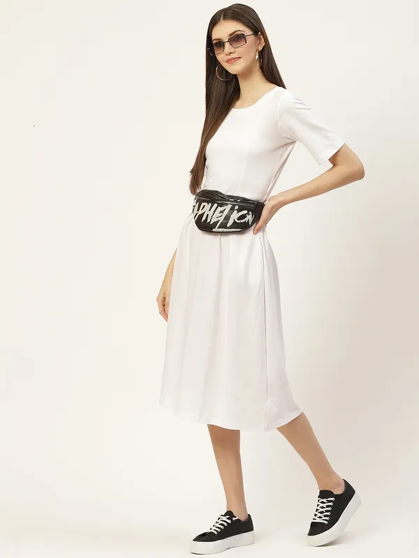 BRINNS_Women_Solid_Plus_Size_Cotton_A-Line_Midi_Dress