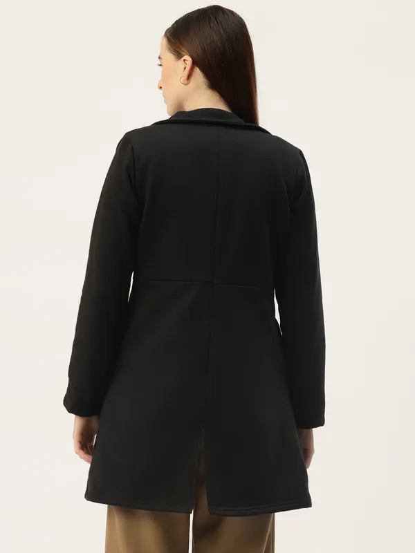 BRINNS_Women_Teal_Fleece_Longline_Princess_Coat