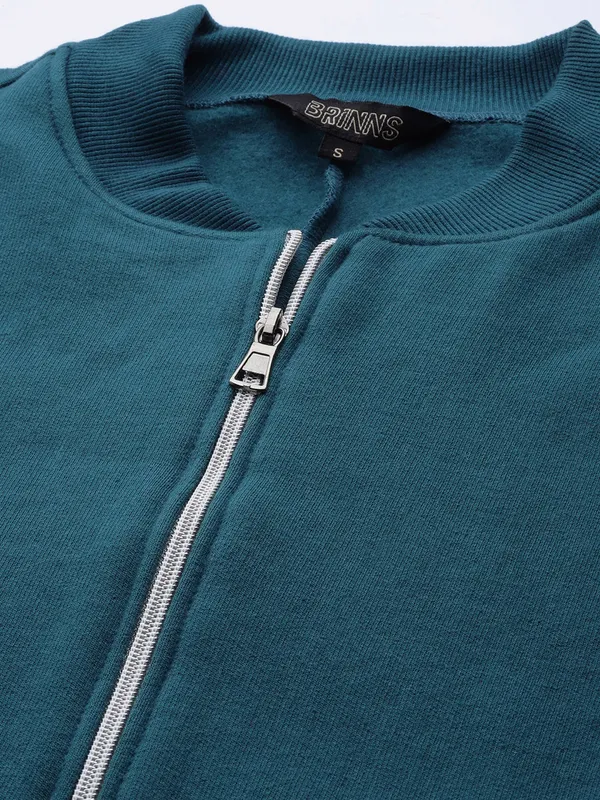 BRINNS_Plus_Size_Mock_Neck_Zip_Closure_Fleece_Tailored_Jacket