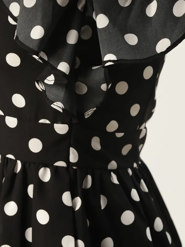 Black_Polka_Polyester_Print_Dresses