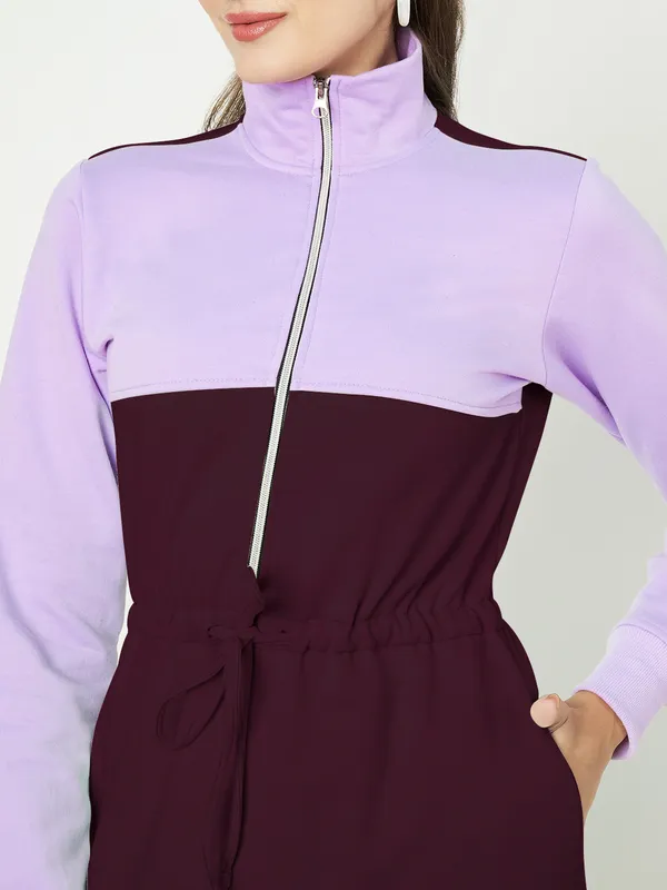 BRINNS_Women_Colourblocked_A-Line_Dress