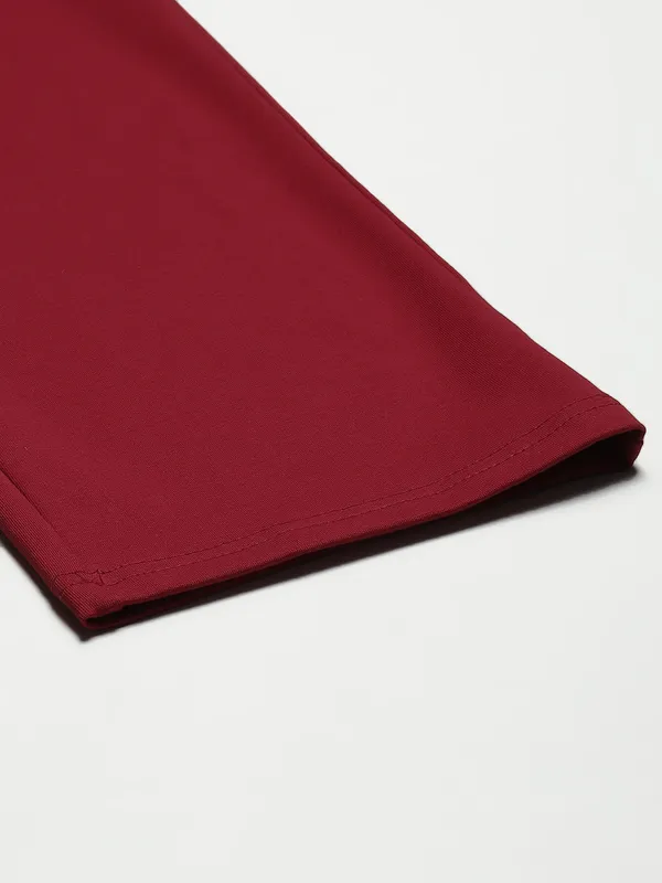 Maroon_Cotton_Loop_Teri_Trousers