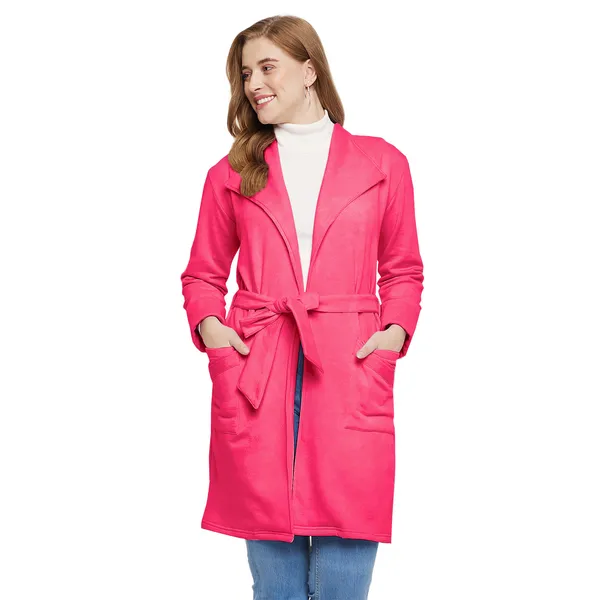 BRINNS_Women_Single_Breasted_Solid_Overcoat