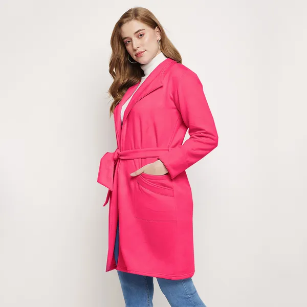 BRINNS_Women_Single_Breasted_Solid_Overcoat