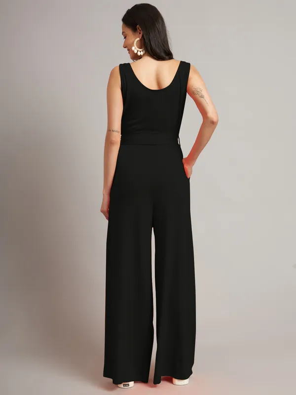 BRINNS_Women_Cotton_Round_Neck_Sleeveless_Basic_Jumpsuit