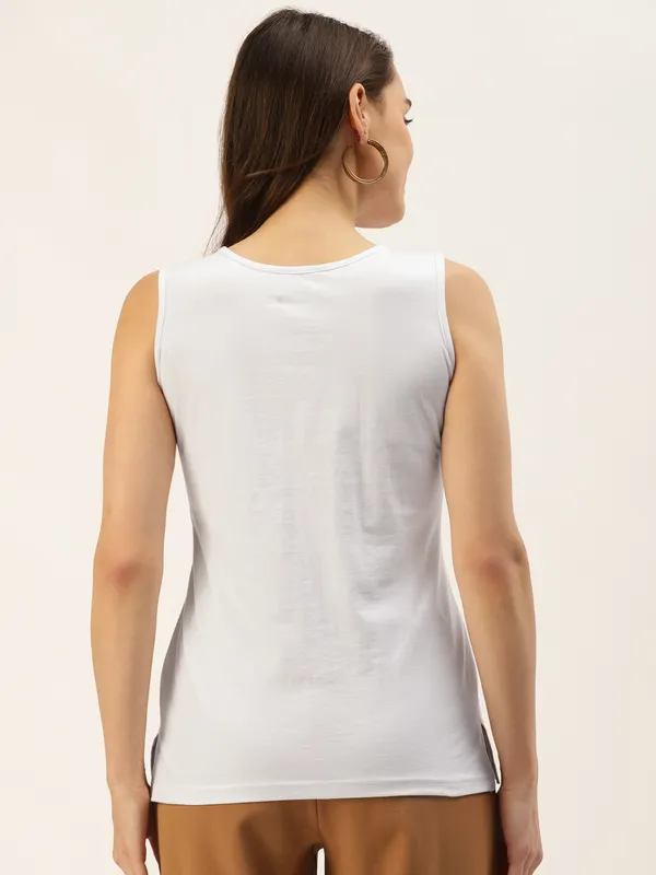 White_Cotton_Lycra_Tops