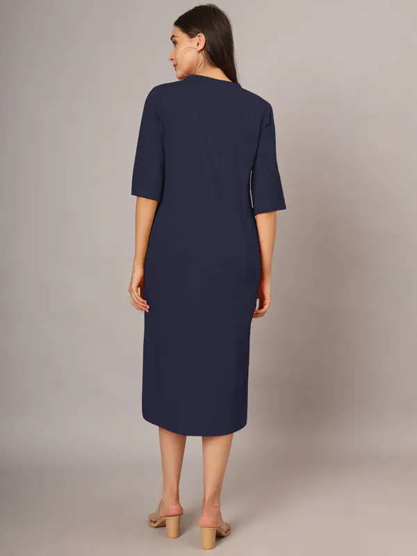 Navy_Cotton_Blend_Single_Jersey_Dresses