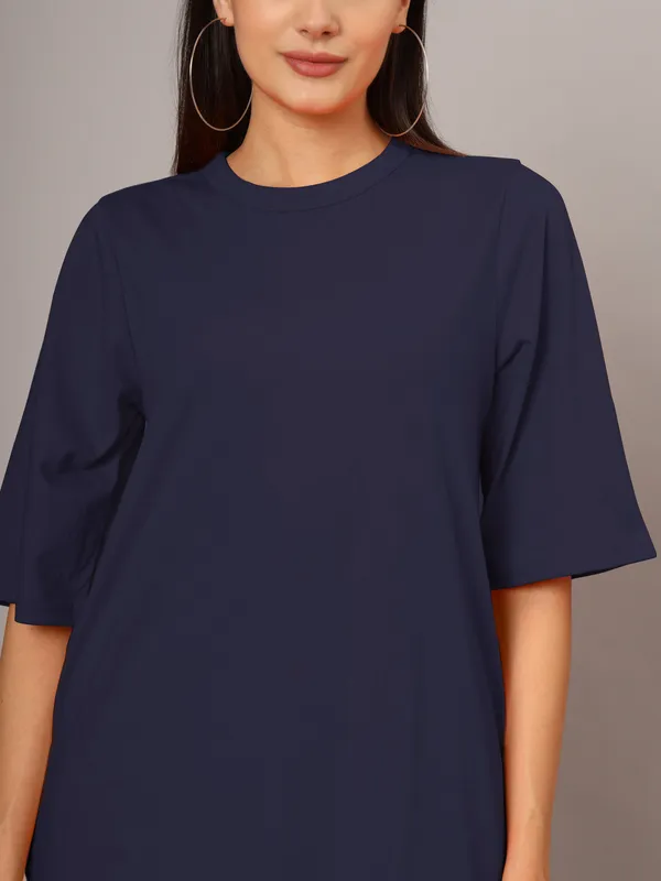 Navy_Cotton_Blend_Single_Jersey_Dresses