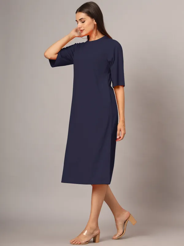 Navy_Cotton_Blend_Single_Jersey_Dresses
